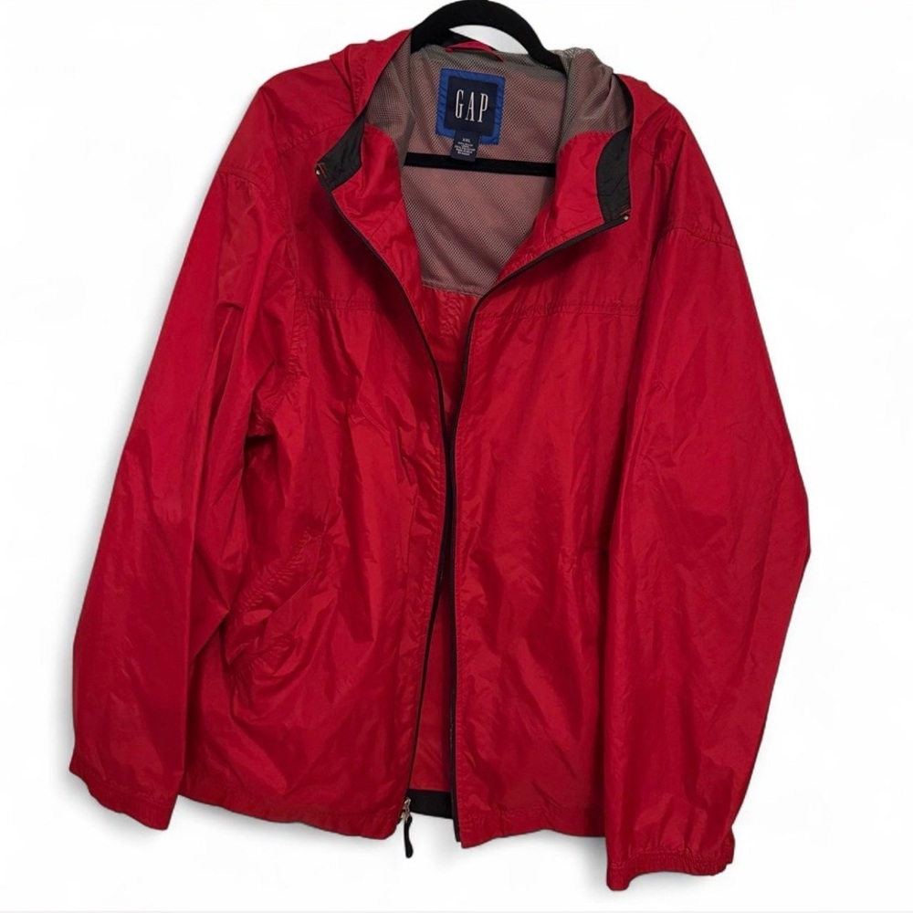 Rare Vintage 90s GAP Red "Outdoor Edition"
Windbreaker Jacket XXL